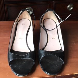 Open toe Vera Wang pumps